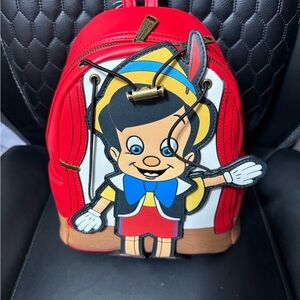 Loungefly Pinocchio Mini Backpack NWT